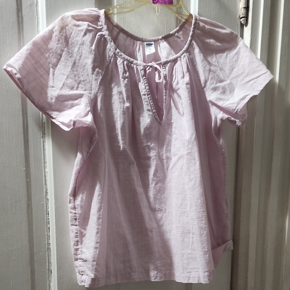 #014 Old Navy XS Women's Light Pink Top
